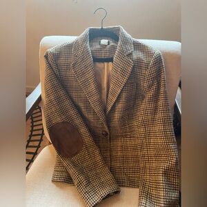 J Crew 100% Wool Blazer Size 8 Robert Noble Wool